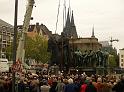 Reiterdenkmal kehrt zurueck auf dem Heumarkt P44